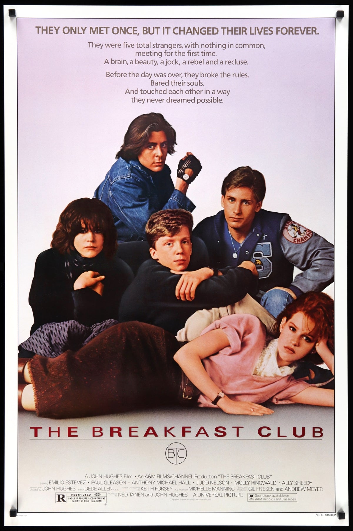 Breakfast Club (1985) original movie poster for sale at Original Film Art
