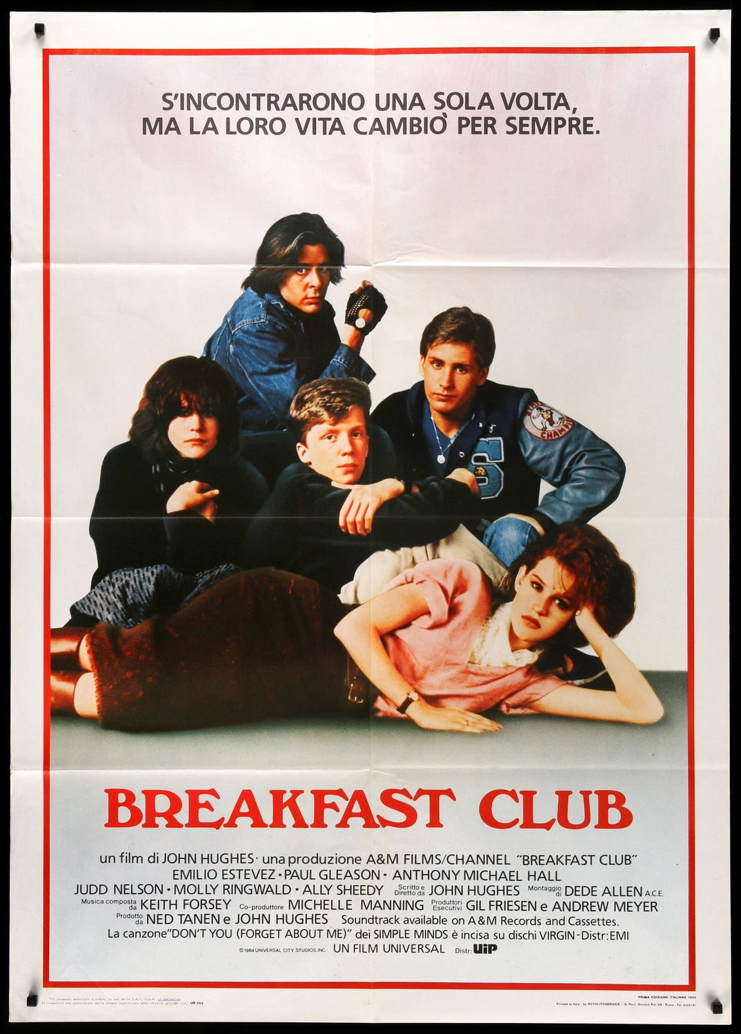Breakfast Club (1985) original movie poster for sale at Original Film Art - Vintage Movie Posters
