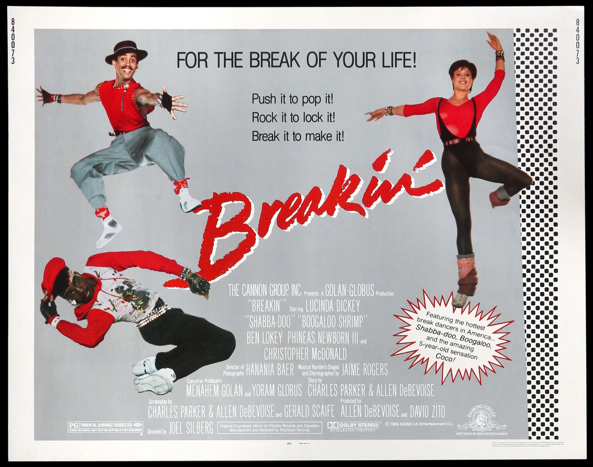 Breakin&#39; (1984) original movie poster for sale at Original Film Art - Vintage Movie Posters