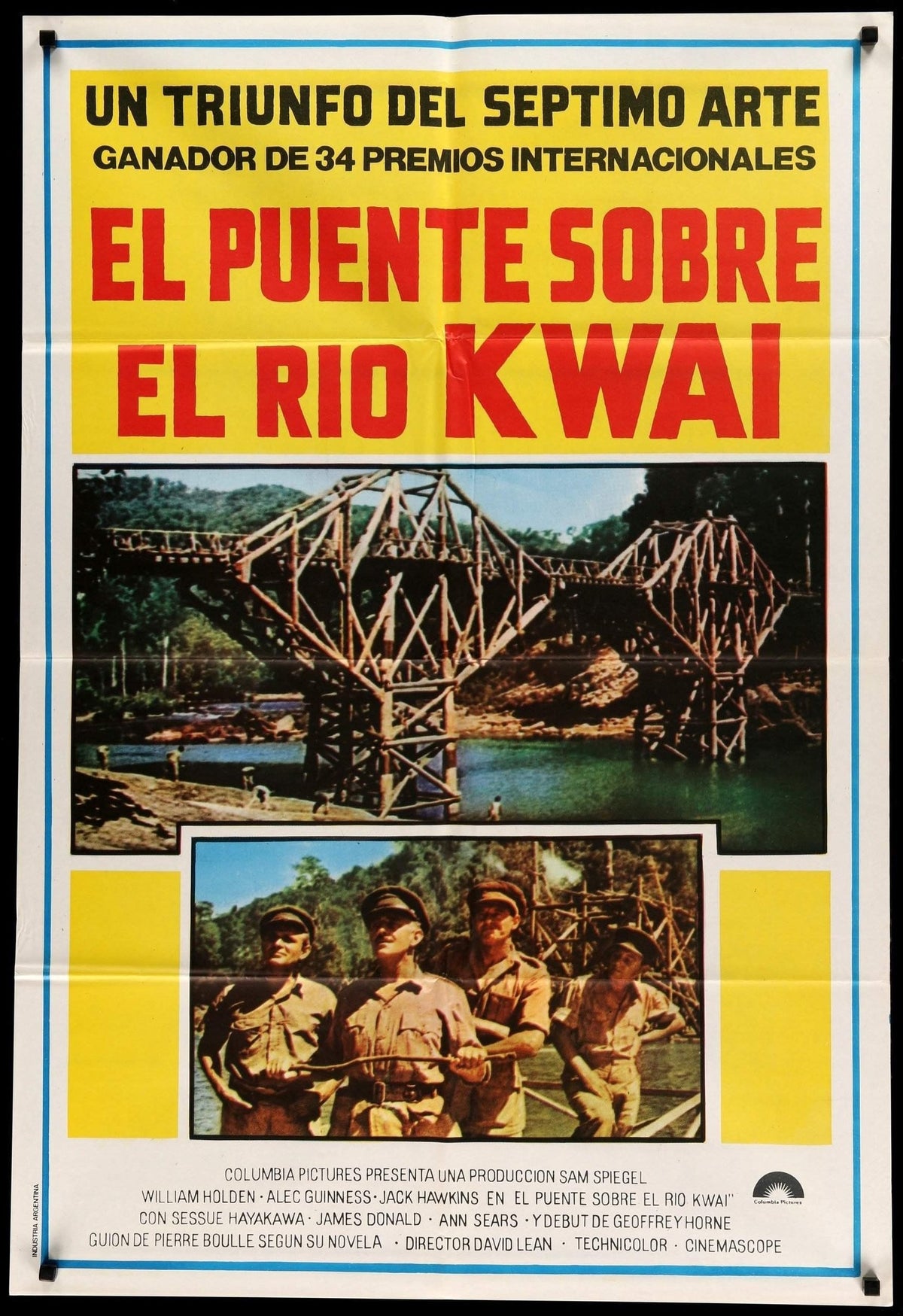 Bridge on the River Kwai (1958) original movie poster for sale at Original Film Art