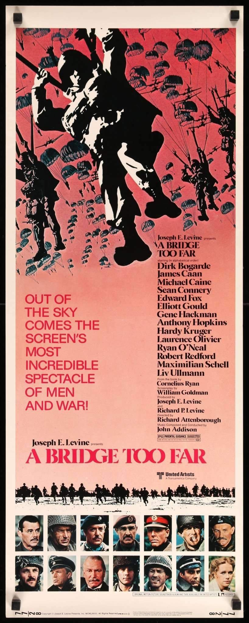 A Bridge Too Far (1977) original movie poster for sale at Original Film Art - Vintage Movie Posters