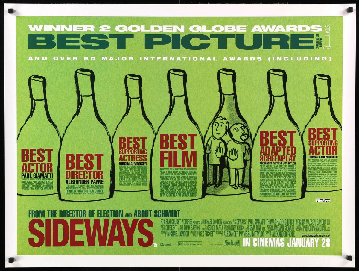 Sideways (2004) original movie poster for sale at Original Film Art - Vintage Movie Posters