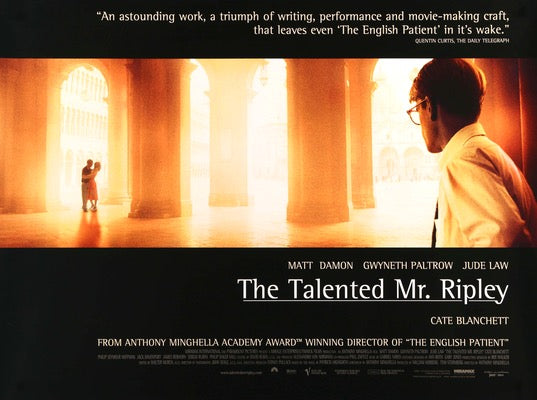 Talented Mr. Ripley (1999) original movie poster for sale at Original Film Art