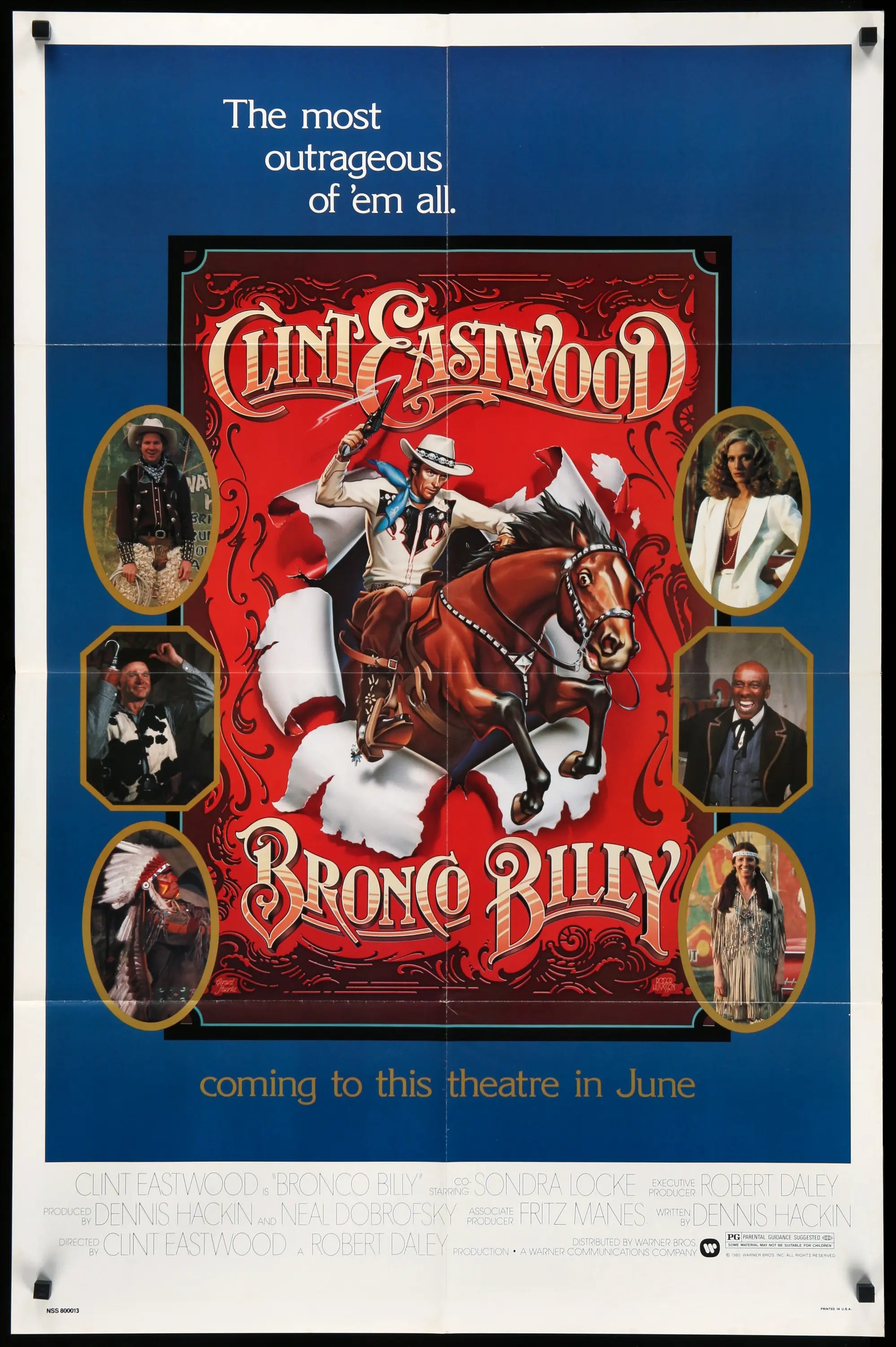 Bronco Billy (1980) Original One-Sheet Movie Poster - Original