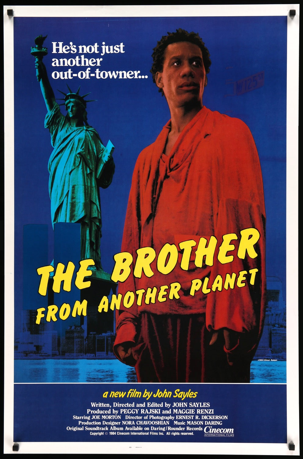 Brother from Another Planet (1984) original movie poster for sale at Original Film Art - Vintage Movie Posters