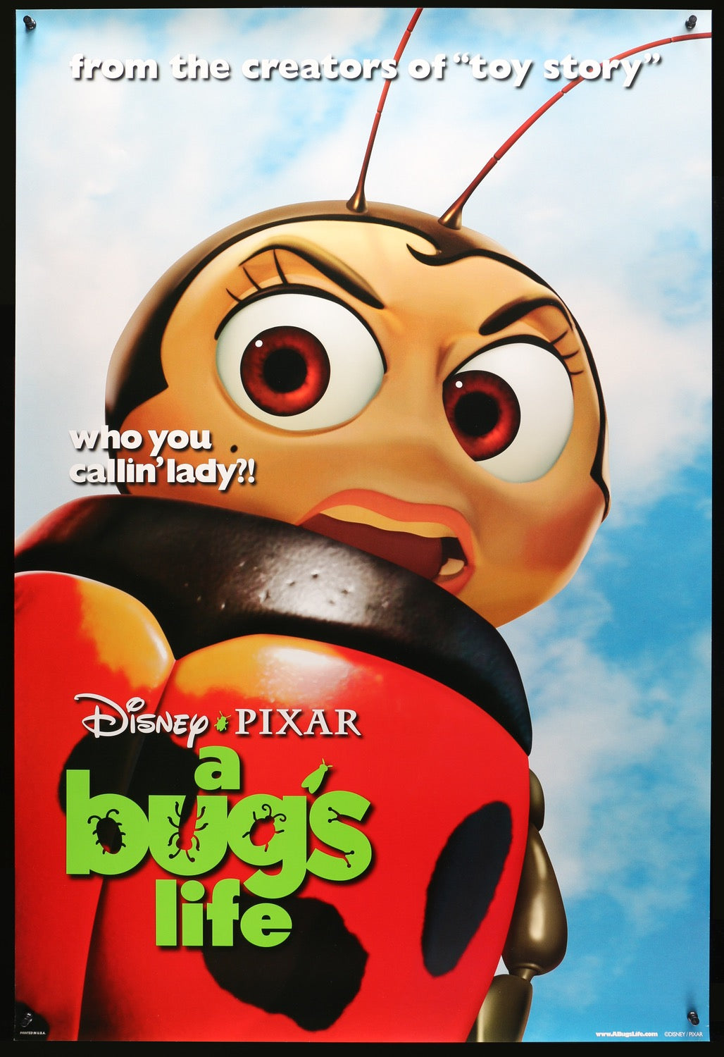 Bug&#39;s Life (1998) original movie poster for sale at Original Film Art - Vintage Movie Posters