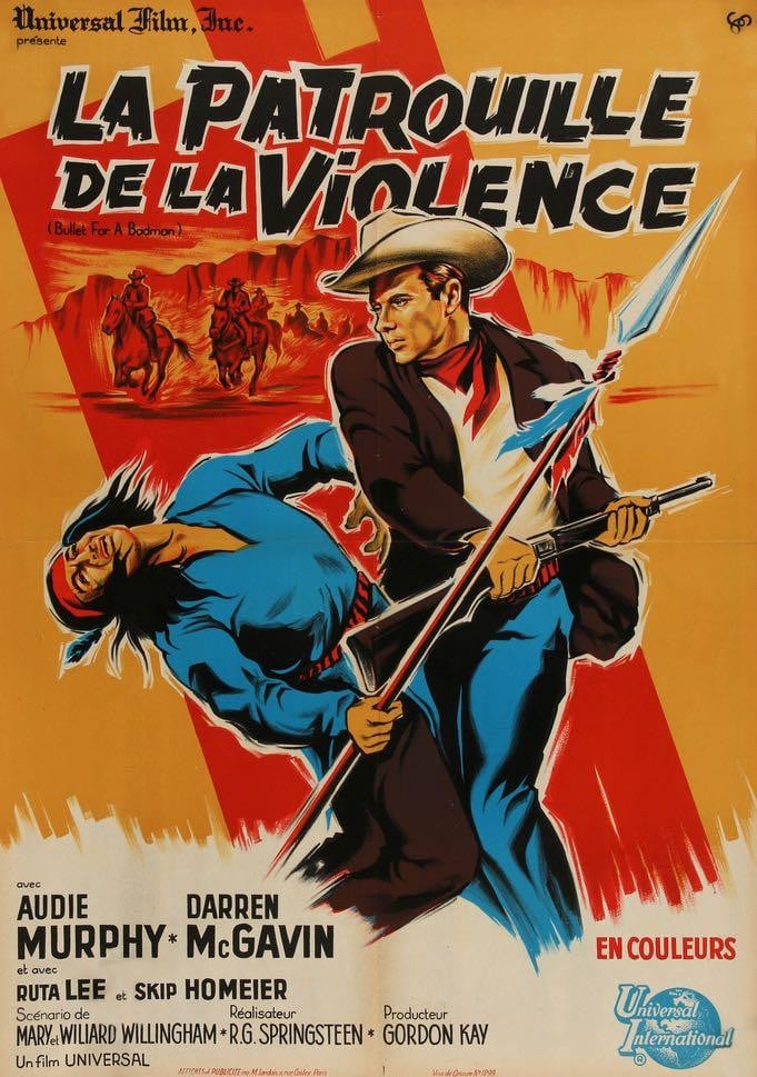 Bullet for a Badman (1964) Original French Movie Poster - Original