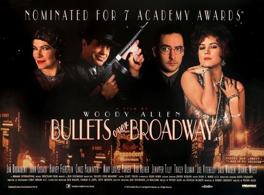 Bullets Over Broadway (1994) original movie poster for sale at Original Film Art - Vintage Movie Posters
