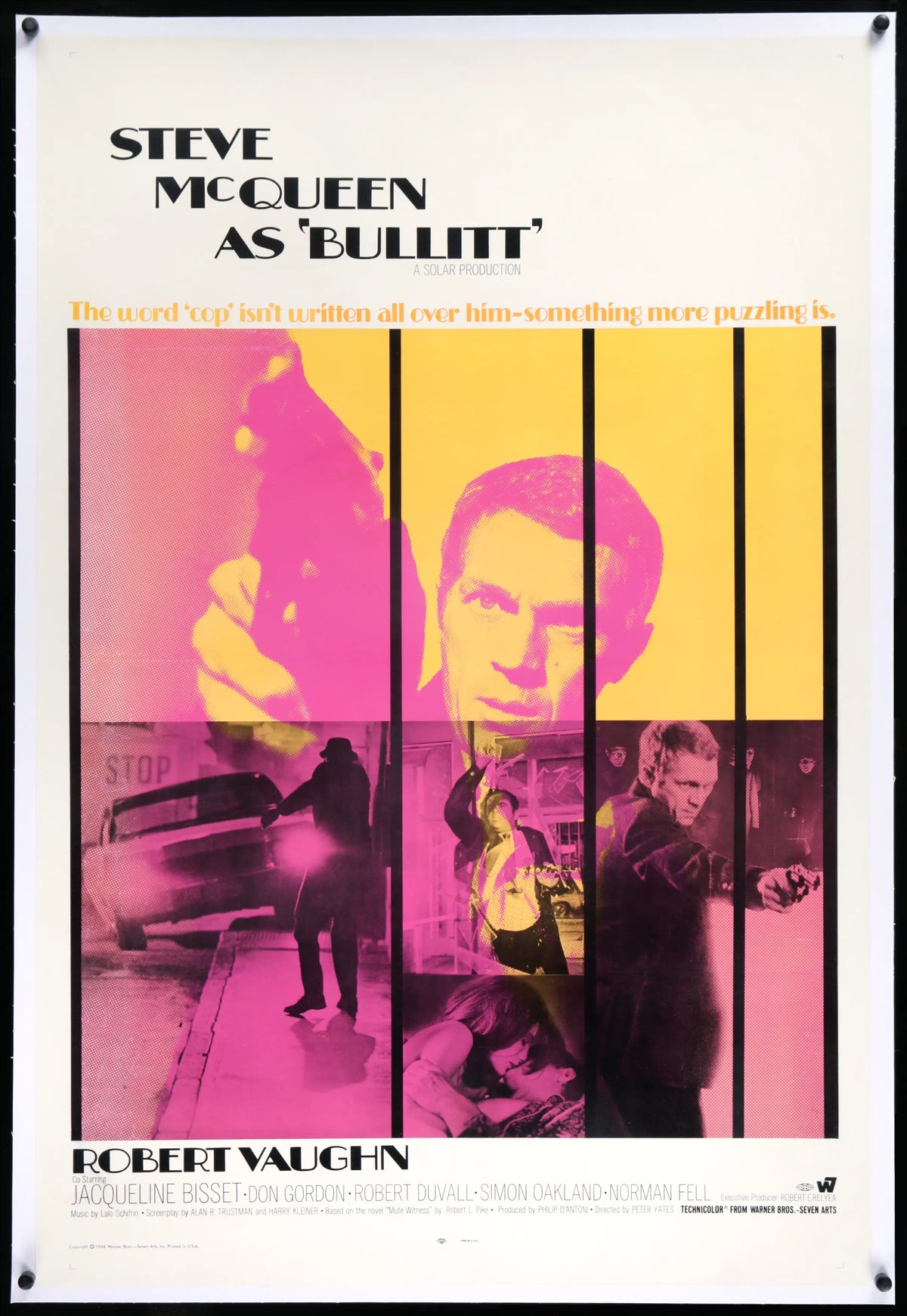 Bullitt (1968) original movie poster for sale at Original Film Art