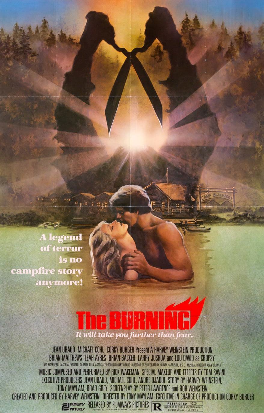 Burning (1981) original movie poster for sale at Original Film Art - Vintage Movie Posters