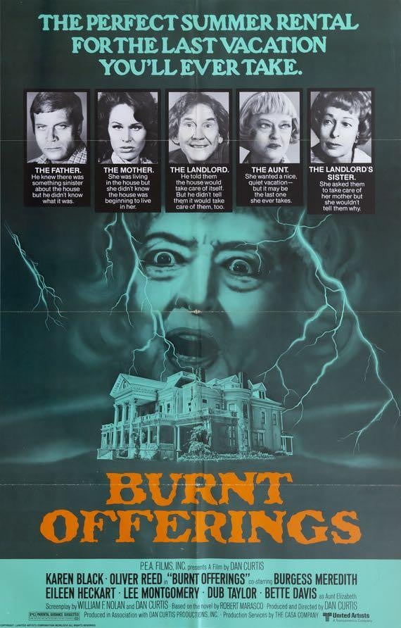 Burnt Offerings (1976) original movie poster for sale at Original Film Art - Vintage Movie Posters