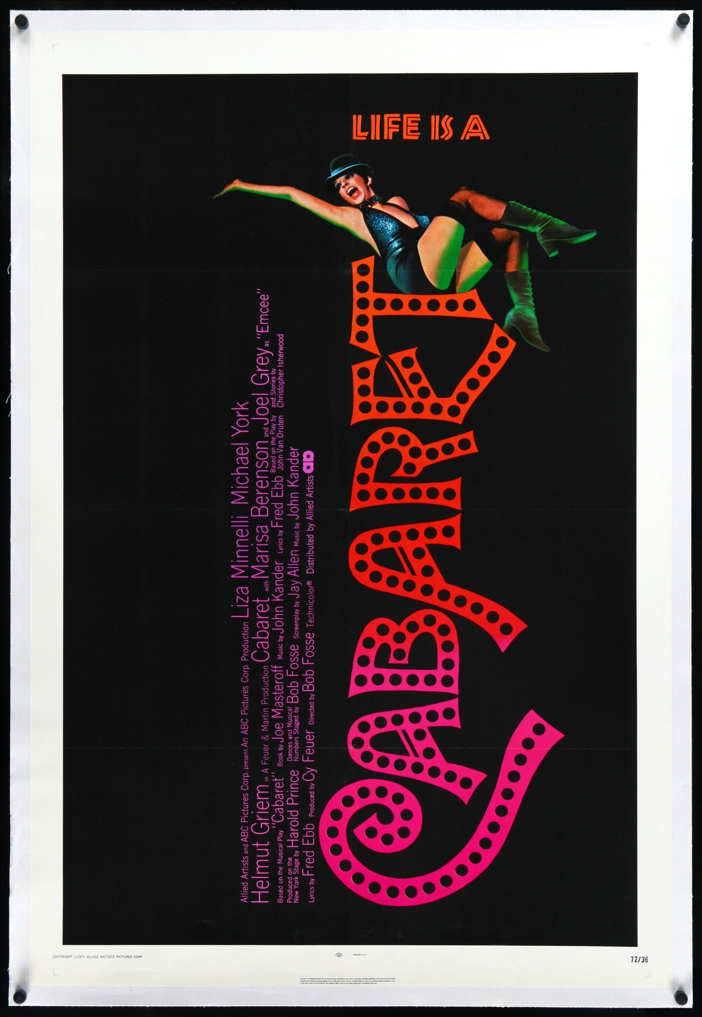 Cabaret (1972) original movie poster for sale at Original Film Art