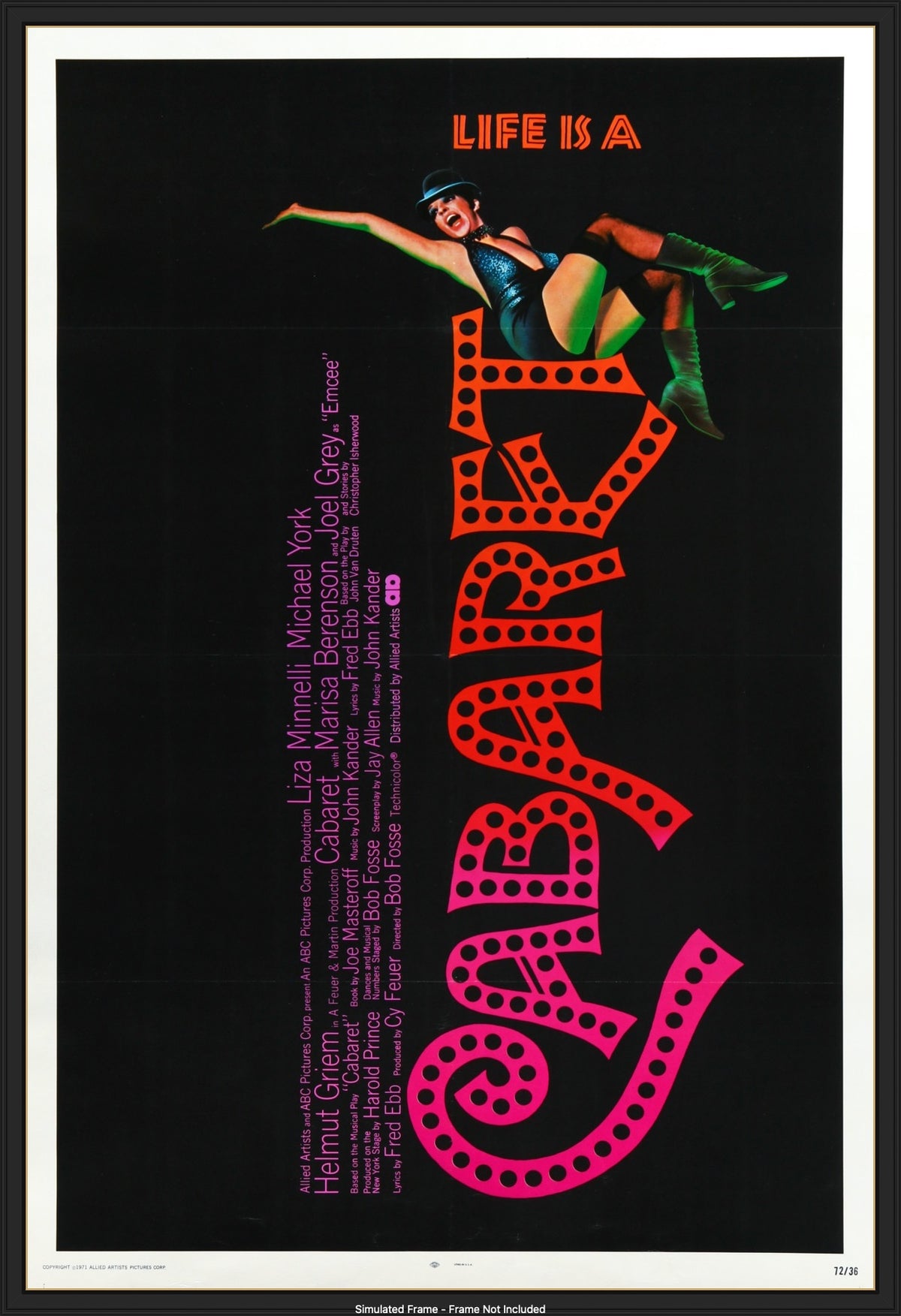 Cabaret (1972) original movie poster for sale at Original Film Art - Vintage Movie Posters
