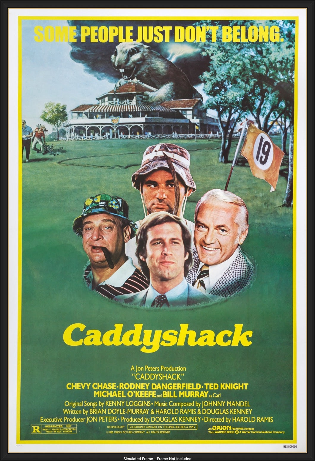 Caddyshack (1980) original movie poster for sale at Original Film Art