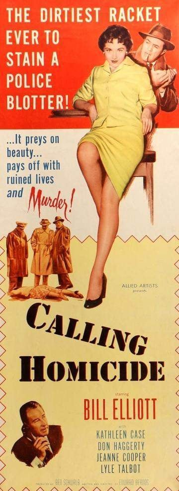 Calling Homicide (1956) original movie poster for sale at Original Film Art - Vintage Movie Posters