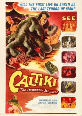 Caltiki, The Immortal Monster (1959) original movie poster for sale at Original Film Art - Vintage Movie Posters