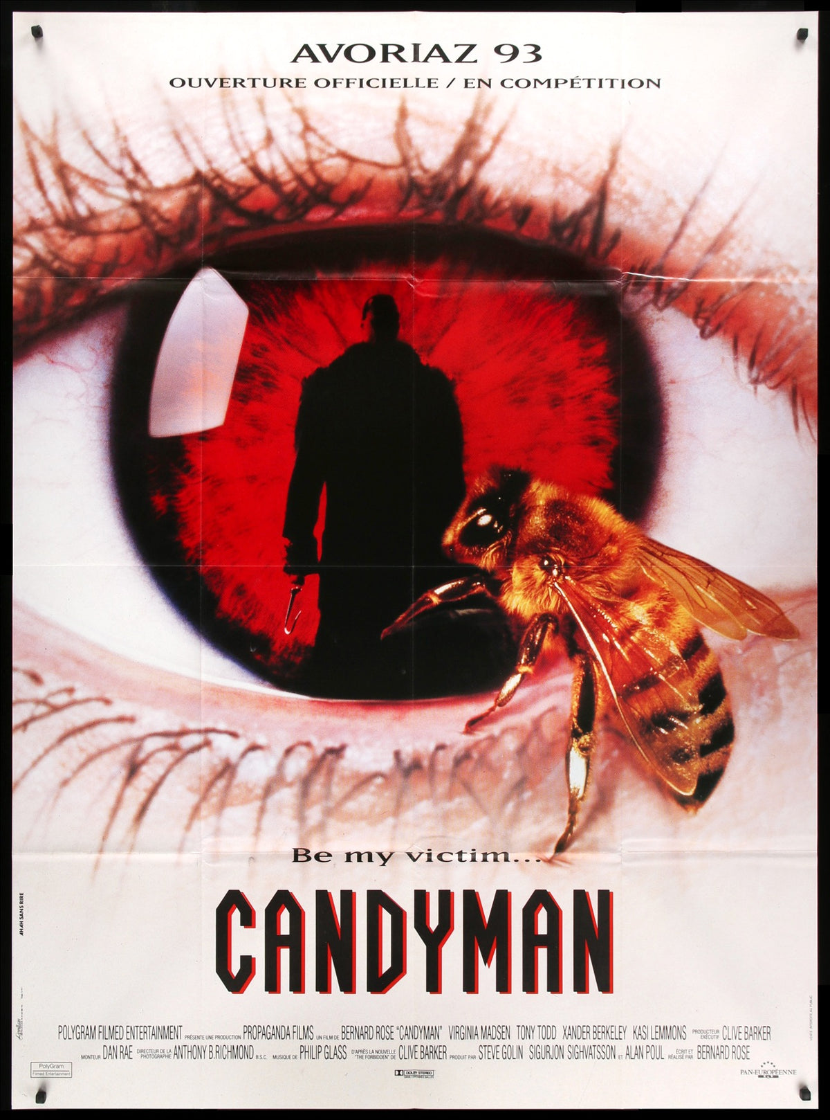 Candyman (1992) Original French Grande Movie Poster Original Film Art