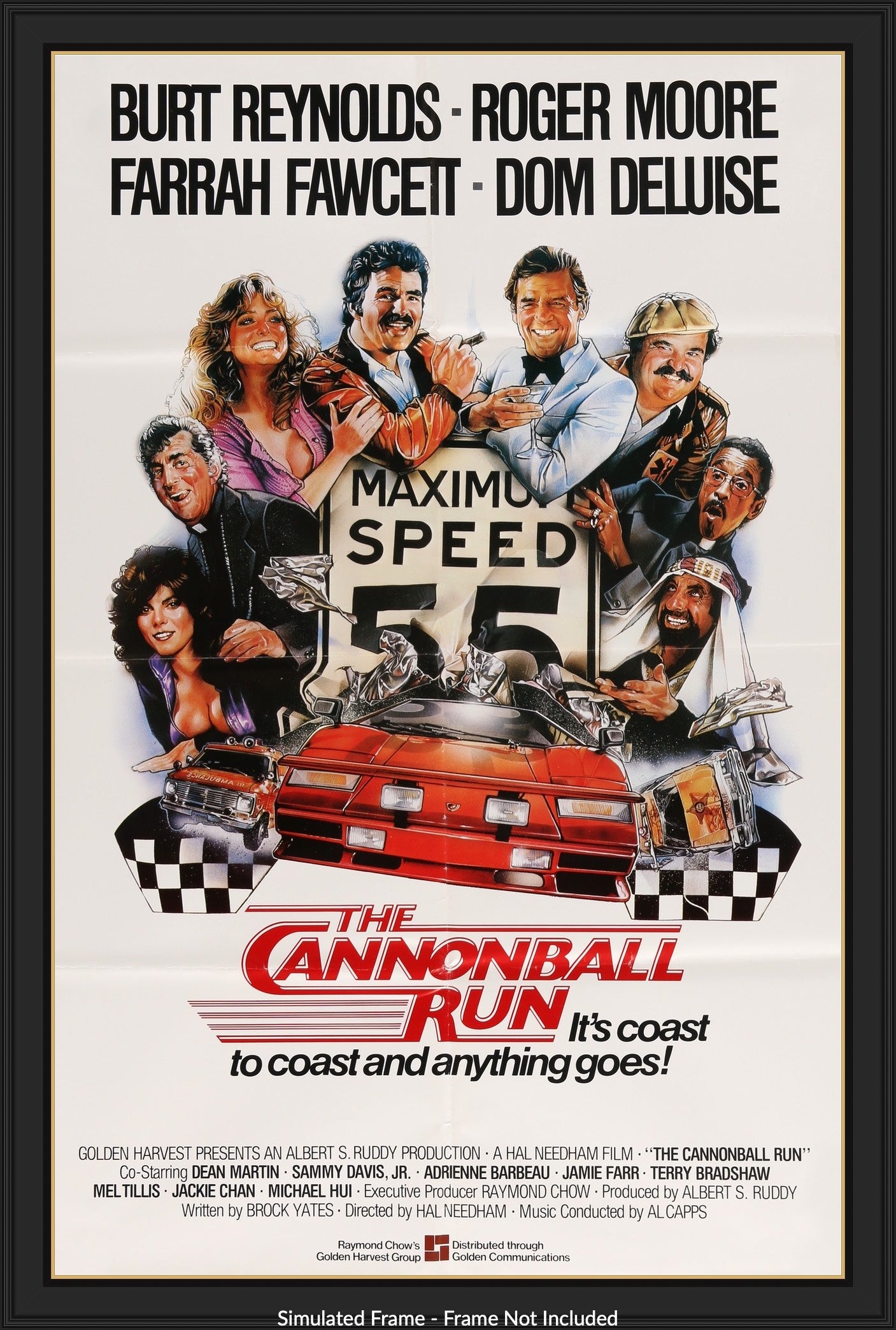Cannonball Run (1981) Original One-Sheet Movie Poster - Original Film Art -  Vintage Movie Posters