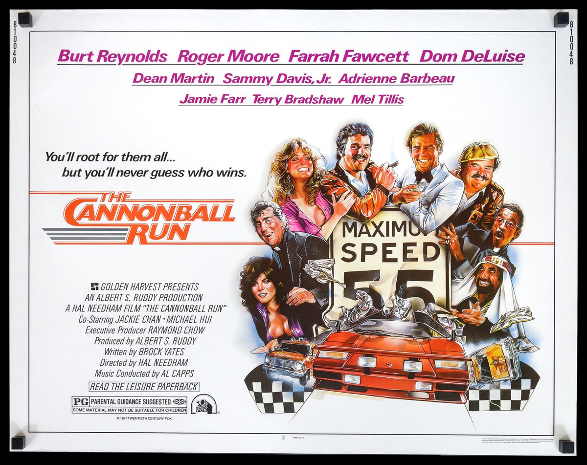 Cannonball Run (1981) original movie poster for sale at Original Film Art - Vintage Movie Posters