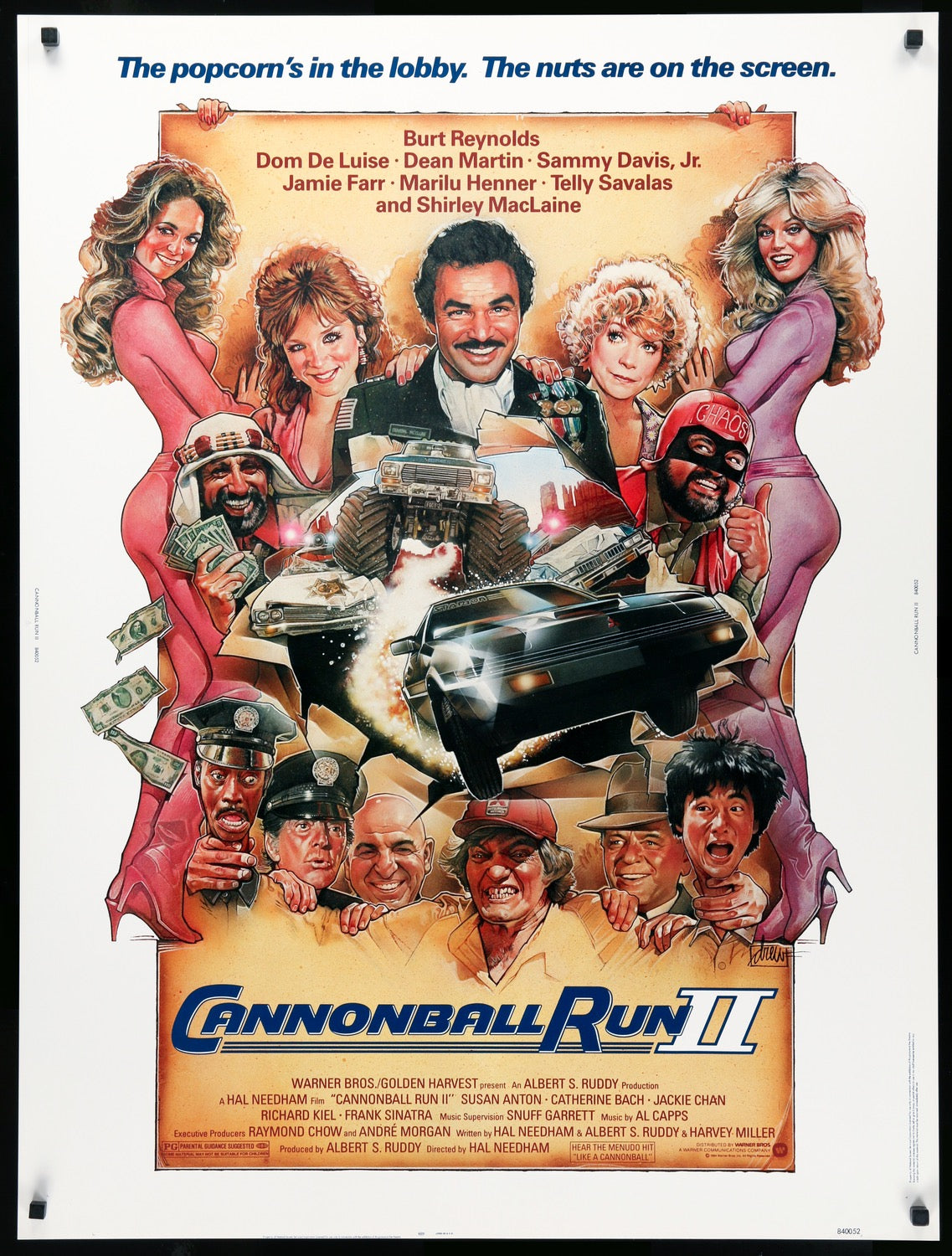 The Cannonball Run 2 (1984) Original Thirty by Forty Movie Poster