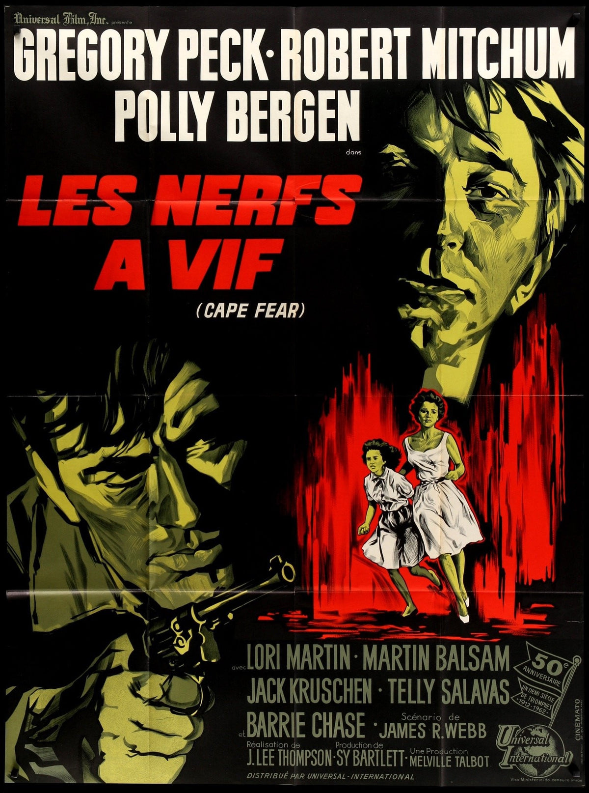 Cape Fear (1962) original movie poster for sale at Original Film Art - Vintage Movie Posters