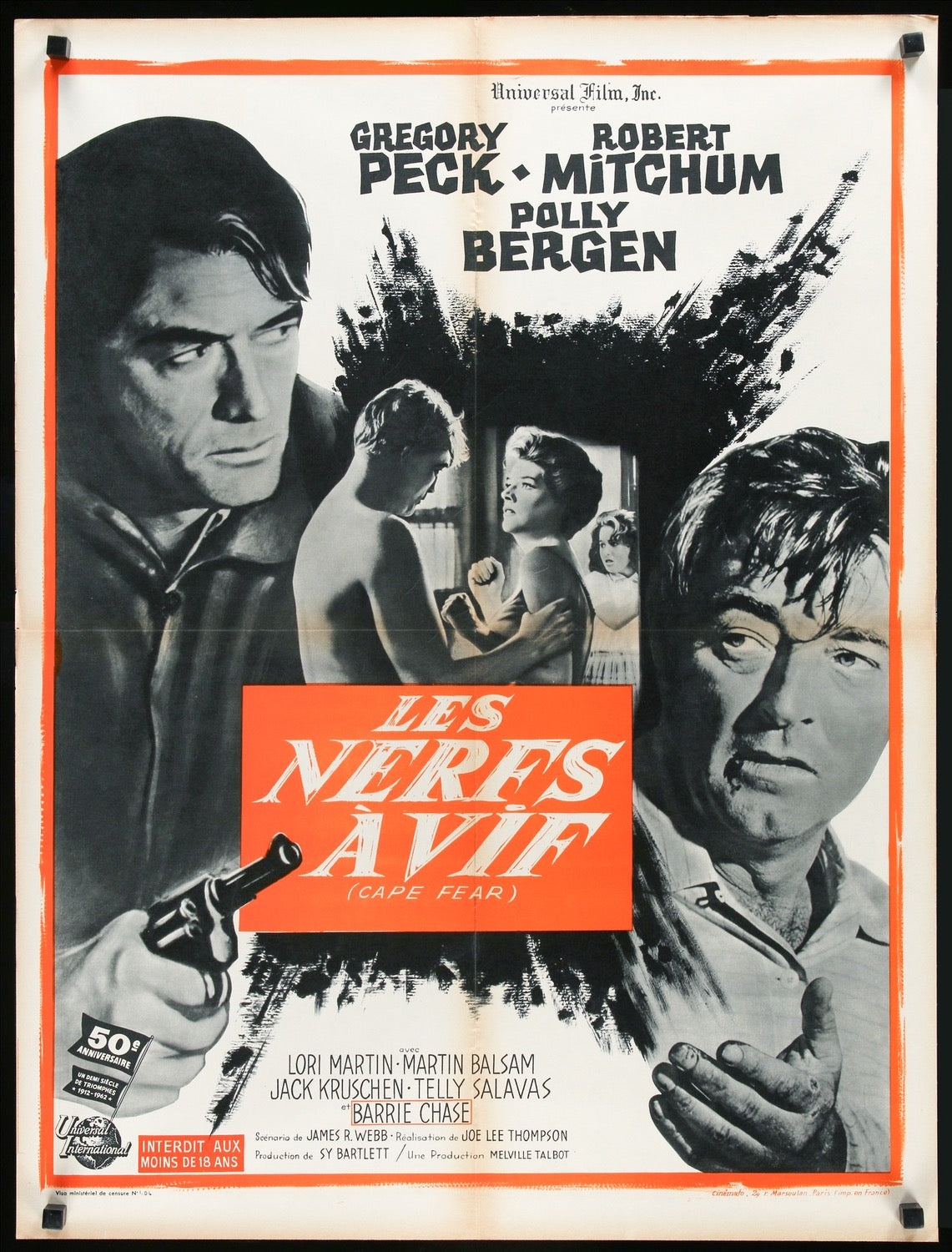 Cape Fear (1962) original movie poster for sale at Original Film Art - Vintage Movie Posters