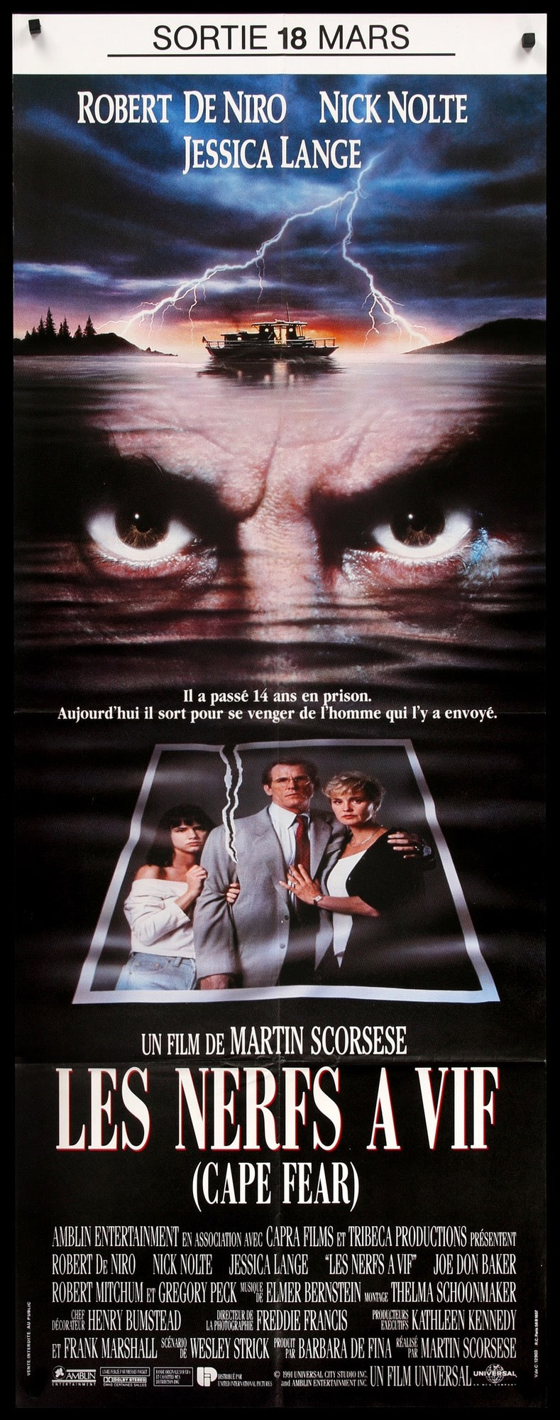 Cape Fear (1991) original movie poster for sale at Original Film Art - Vintage Movie Posters
