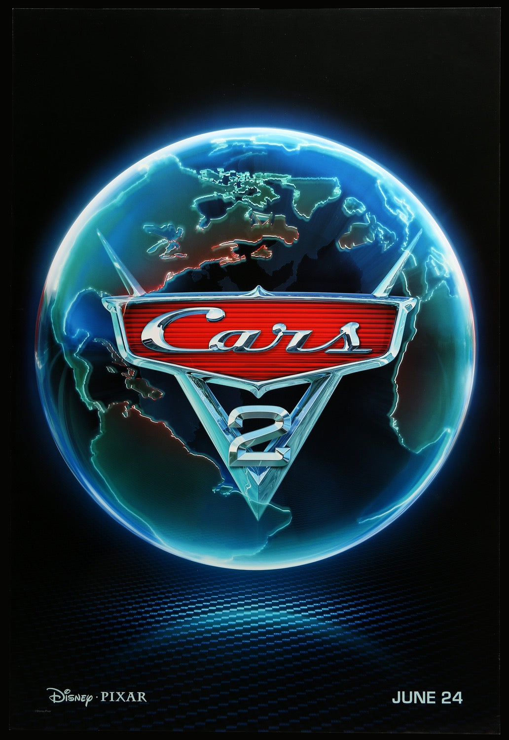 Official Cars 2 Movie Poster