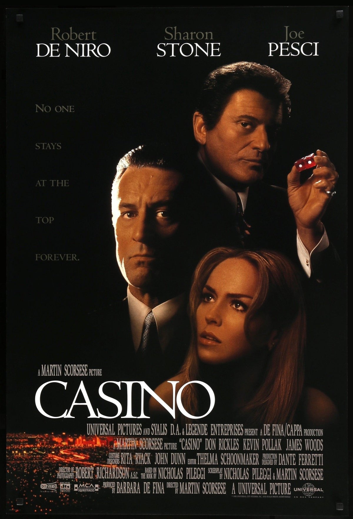 Casino (1995) original movie poster for sale at Original Film Art