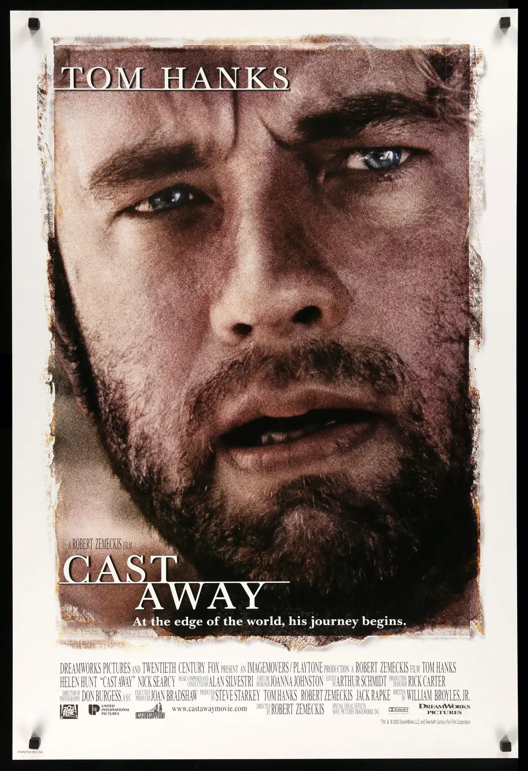 Cast Away (2000) original movie poster for sale at Original Film Art