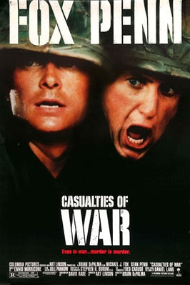 Casualties of War (1989) original movie poster for sale at Original Film Art