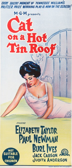 Cat on a Hot Tin Roof (1958) original movie poster for sale at Original Film Art - Vintage Movie Posters