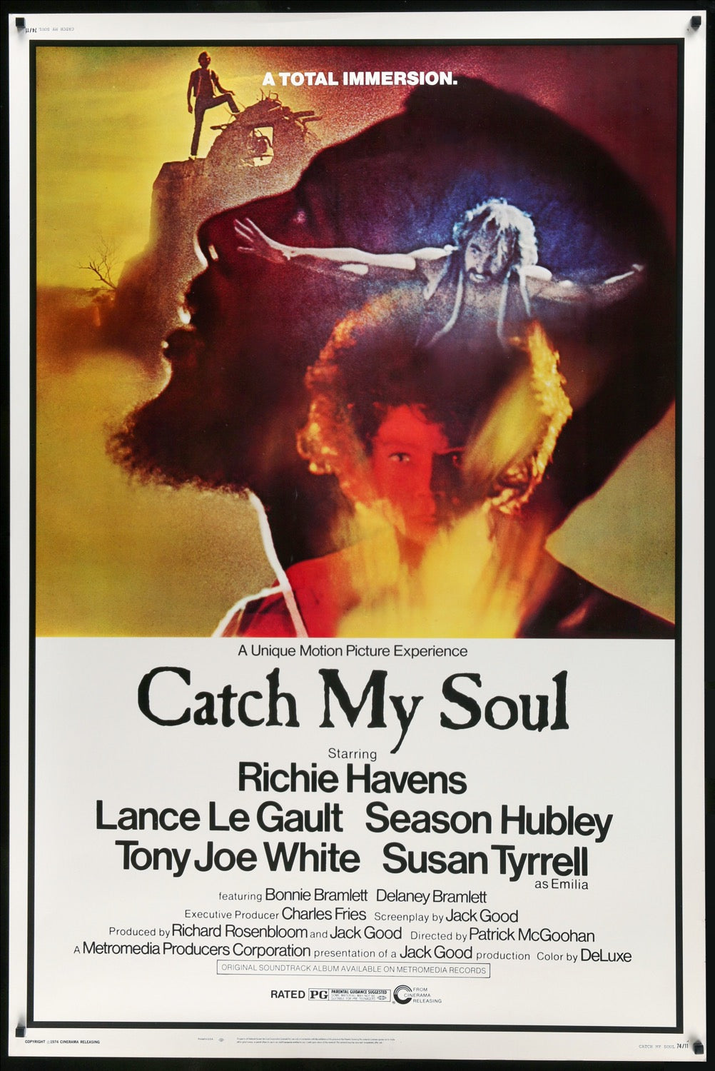 Catch My Soul (1974) original movie poster for sale at Original Film Art