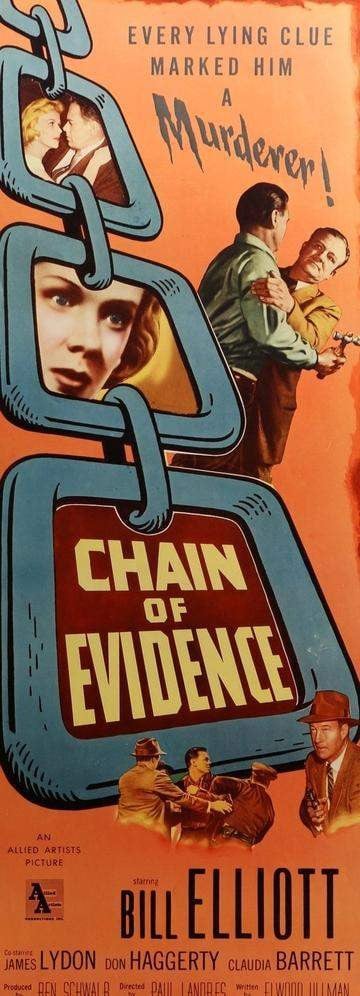Chain of Evidence (1956) original movie poster for sale at Original Film Art