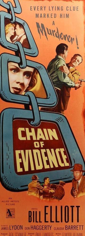 Chain of Evidence (1956) original movie poster for sale at Original Film Art - Vintage Movie Posters