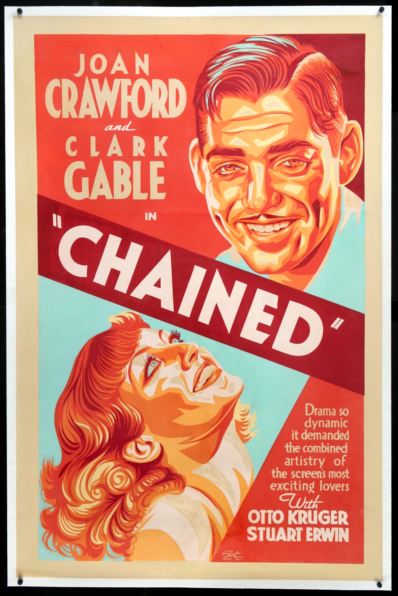 Chained (1934) original movie poster for sale at Original Film Art - Vintage Movie Posters