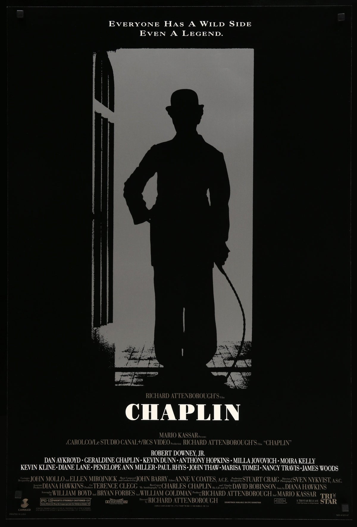 Chaplin (1992) original movie poster for sale at Original Film Art