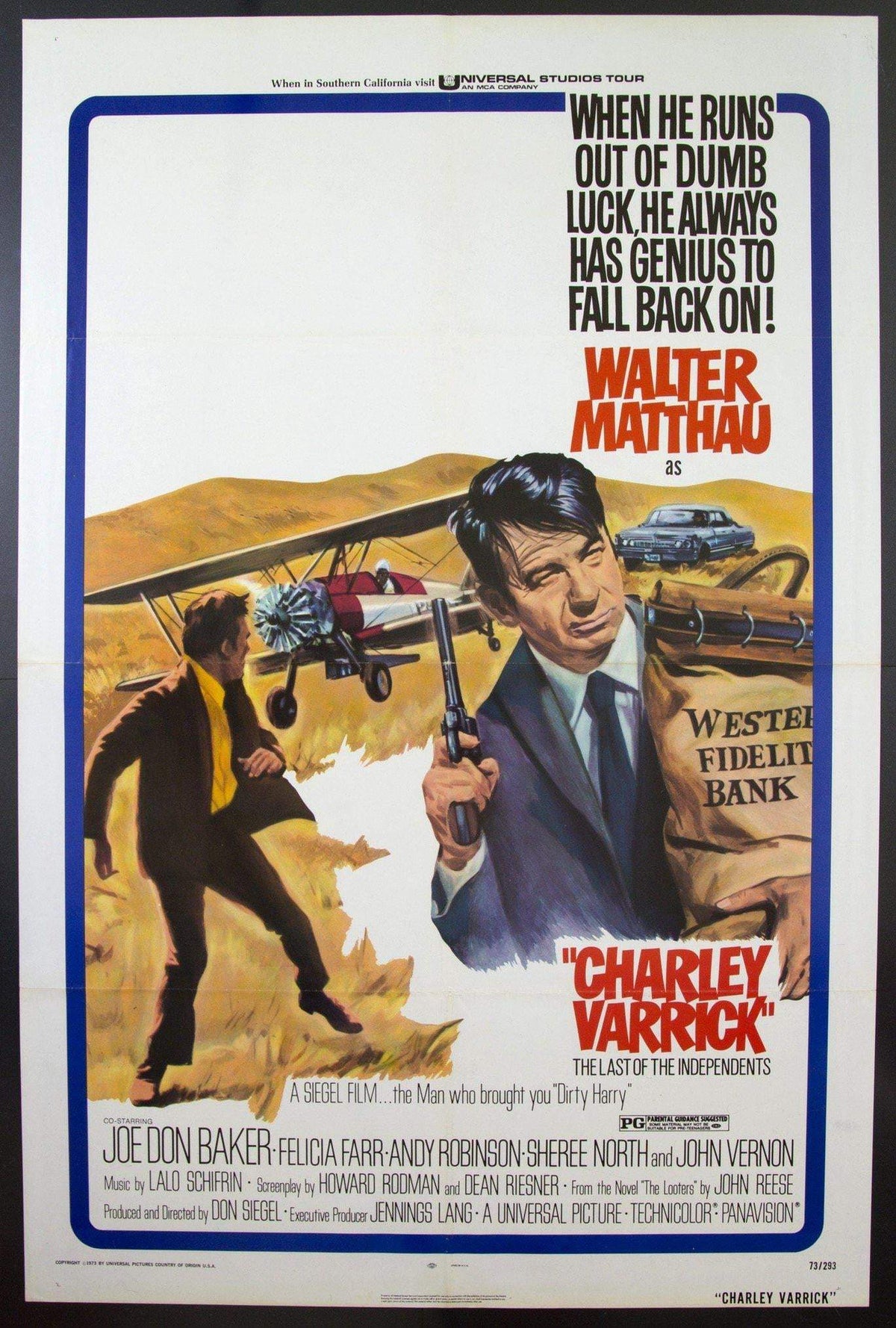 Charley Varrick (1973) original movie poster for sale at Original Film Art - Vintage Movie Posters