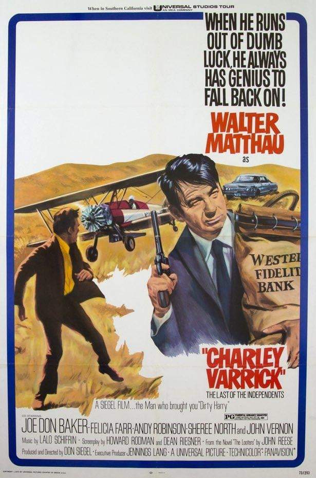 Charley Varrick (1973) original movie poster for sale at Original Film Art