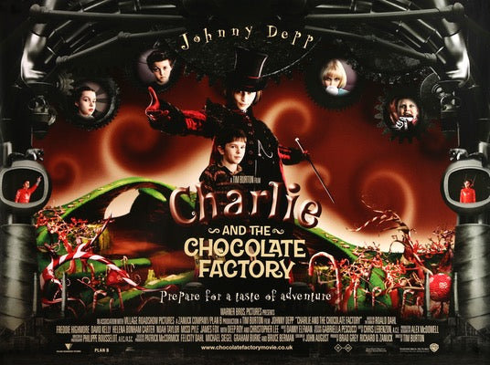 Charlie and the Chocolate Factory (2005) original movie poster for sale at Original Film Art - Vintage Movie Posters