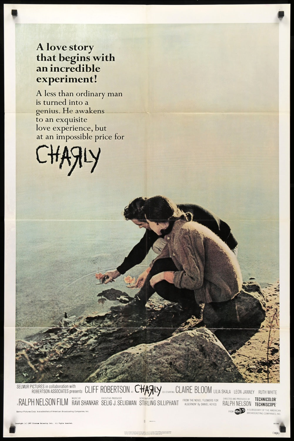 Charly (1968) original movie poster for sale at Original Film Art