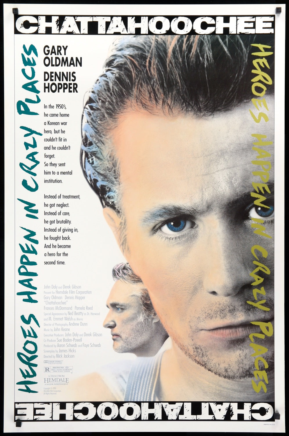 Chattahoochee (1990) original movie poster for sale at Original Film Art - Vintage Movie Posters