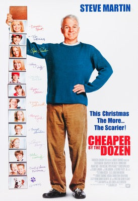 Cheaper by the Dozen (2003) original movie poster for sale at Original Film Art