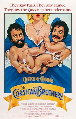 Cheech and Chong's The Corsican Brothers (1984) original movie poster for sale at Original Film Art - Vintage Movie Posters