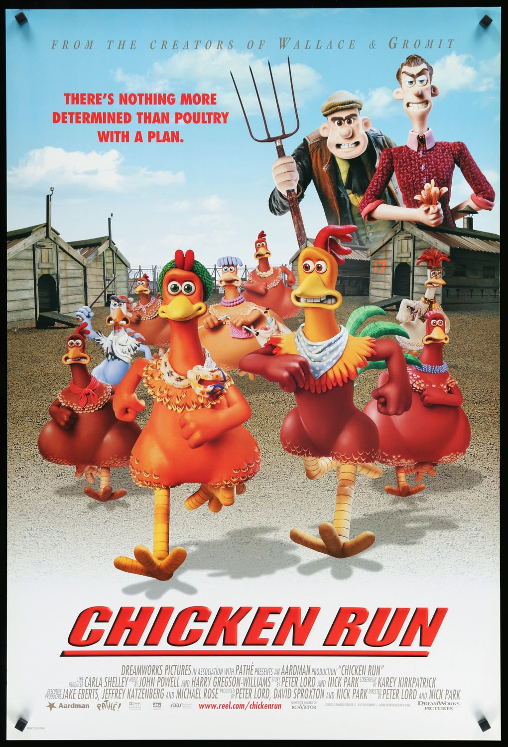 Chicken Run (2000) original movie poster for sale at Original Film Art