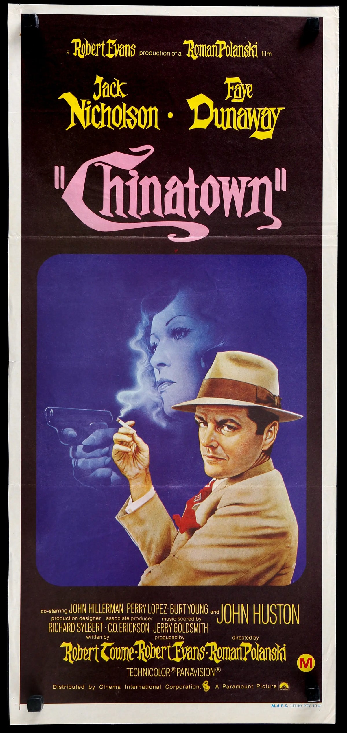 Chinatown (1974) original movie poster for sale at Original Film Art - Vintage Movie Posters