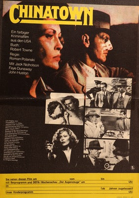 Chinatown (1974) original movie poster for sale at Original Film Art - Vintage Movie Posters