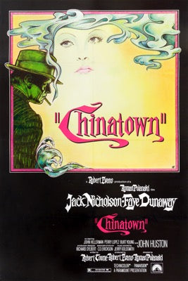 Chinatown (1974) original movie poster for sale at Original Film Art - Vintage Movie Posters