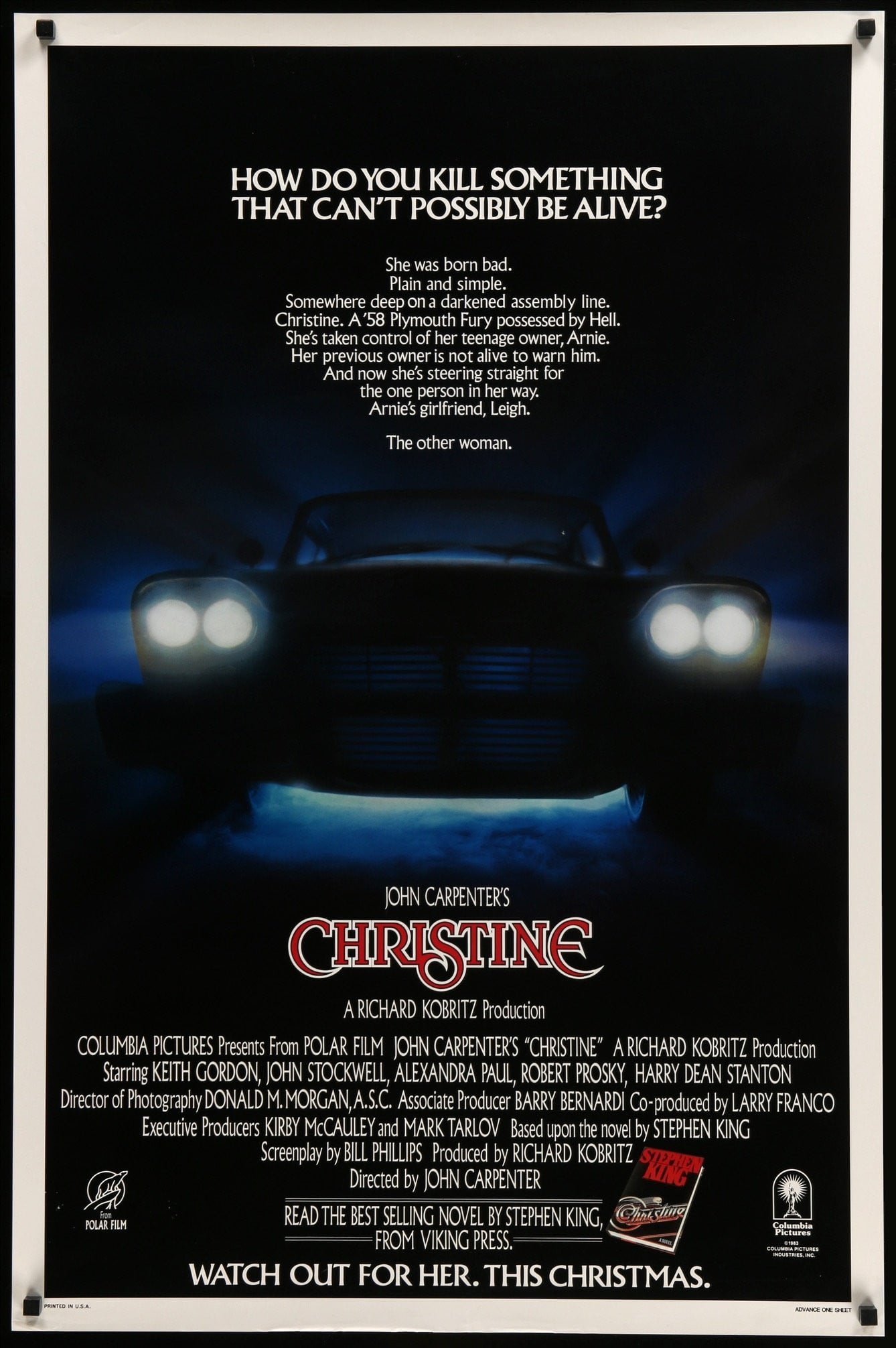 Christine (1983) original movie poster for sale at Original Film Art