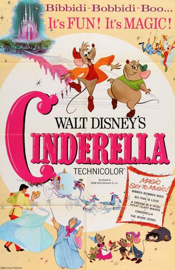 Cinderella (1950) original movie poster for sale at Original Film Art - Vintage Movie Posters